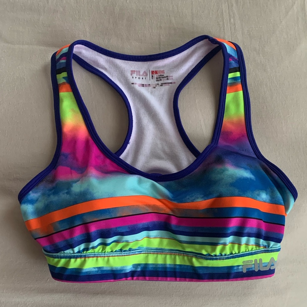 Bright Fula High Support Sports Bra